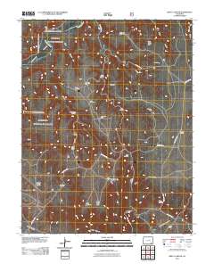 Beaty Canyon 2011 topographic map thumbnail