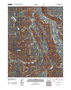Cattle Creek 2011 topographic map thumbnail