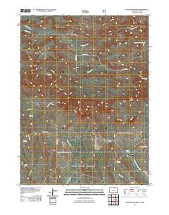 Chalk Bluffs West 2011 topographic map thumbnail