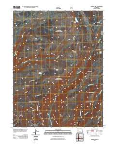 Adams Lake 2011 topographic map thumbnail