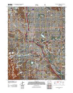 Colorado Springs 2011 topographic map thumbnail