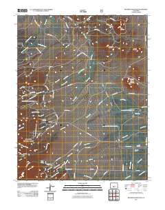 Beckwith Mountain 2011 topographic map thumbnail