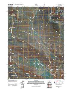 Burns North 2011 topographic map thumbnail