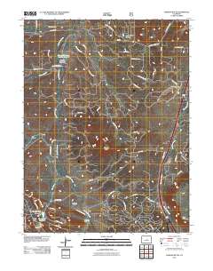 Dawson Butte 2011 topographic map thumbnail