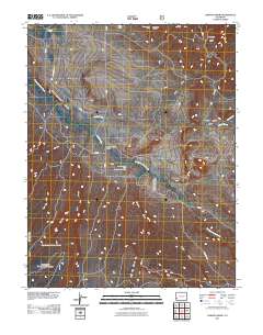 Dawson Draw 2011 topographic map thumbnail
