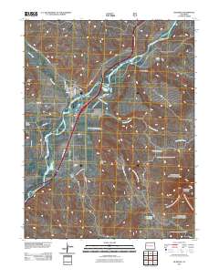 De Beque 2011 topographic map thumbnail