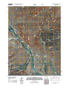 Crazy Mountain 2011 topographic map thumbnail