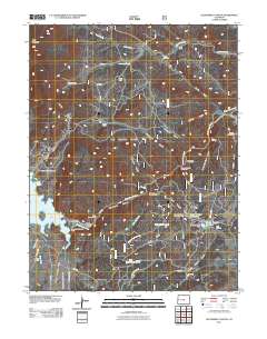 Elevenmile Canyon 2011 topographic map thumbnail