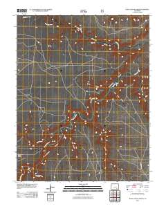 Doss Canyon North 2011 topographic map thumbnail