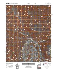 Curley Peak 2011 topographic map thumbnail