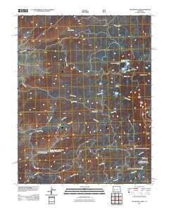Buckhorn Lakes 2011 topographic map thumbnail