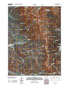 Clark Peak 2011 topographic map thumbnail