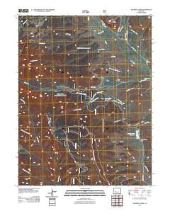 Squirrel Creek 2011 topographic map thumbnail