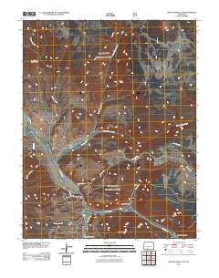 Wagon Wheel Gap 2011 topographic map thumbnail