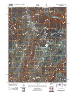 Meadow Creek Lake 2011 topographic map thumbnail