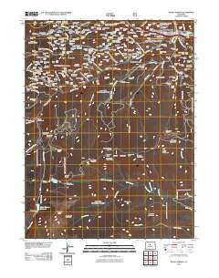 Idaho Springs 2011 topographic map thumbnail