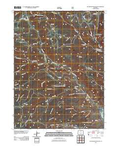 Buckhorn Mountain 2011 topographic map thumbnail