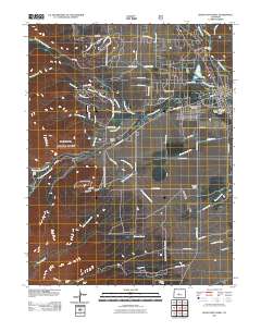 Buena Vista West 2011 topographic map thumbnail