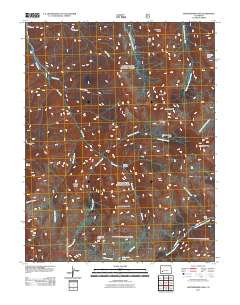 Wetterhorn Peak 2011 topographic map thumbnail