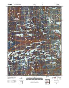 Grand Mesa 2011 topographic map thumbnail