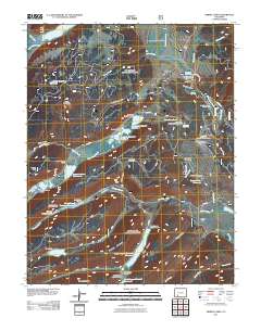 Hermit Lakes 2011 topographic map thumbnail