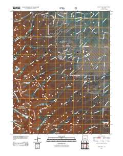 Horn Peak 2011 topographic map thumbnail