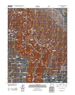 Joe Davis Hill 2011 topographic map thumbnail