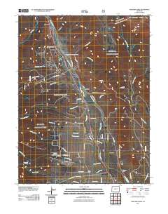 Harvard Lakes 2011 topographic map thumbnail