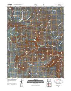 Horsefly Peak 2011 topographic map thumbnail