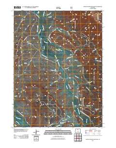 Johnny Moore Mountain 2011 topographic map thumbnail