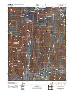 Hawxhurst Creek 2011 topographic map thumbnail