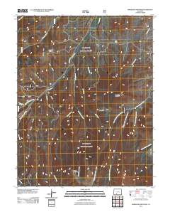 Horseshoe Mountain 2011 topographic map thumbnail