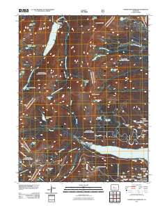 Homestake Reservoir 2011 topographic map thumbnail