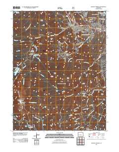 Manitou Springs 2011 topographic map thumbnail