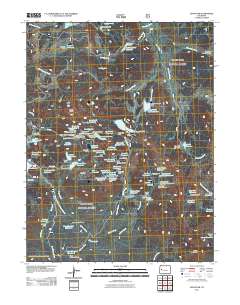 Leon Peak 2011 topographic map thumbnail