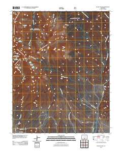 Blanca Peak 2011 topographic map thumbnail
