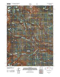 Dome Peak 2011 topographic map thumbnail