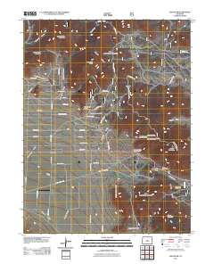 Glentivar 2011 topographic map thumbnail
