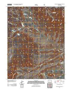Creager Reservoir 2011 topographic map thumbnail
