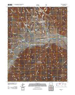Creede 2011 topographic map thumbnail