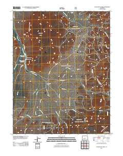 Cochetopa Park 2011 topographic map thumbnail