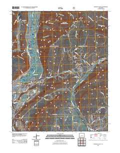 Durango East 2011 topographic map thumbnail