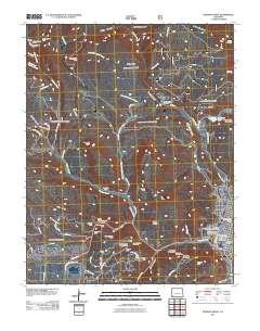 Durango West 2011 topographic map thumbnail