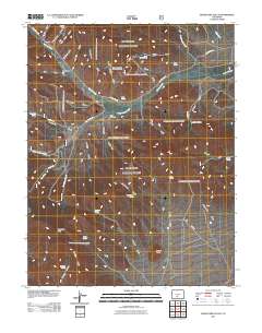 Graveyard Gulch 2011 topographic map thumbnail