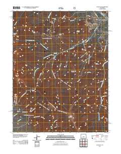 Coaldale 2011 topographic map thumbnail
