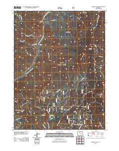 Corral Peaks 2011 topographic map thumbnail