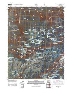 Mesa Lakes 2011 topographic map thumbnail