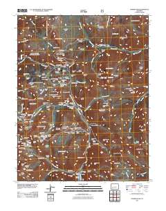 Handies Peak 2011 topographic map thumbnail