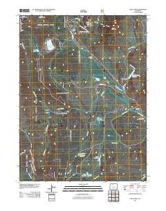 Lake Agnes 2011 topographic map thumbnail