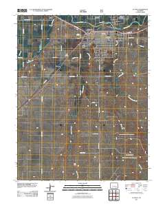 La Junta 2011 topographic map thumbnail
